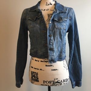 Forever 21 Cropped Denim Jacket - Size S